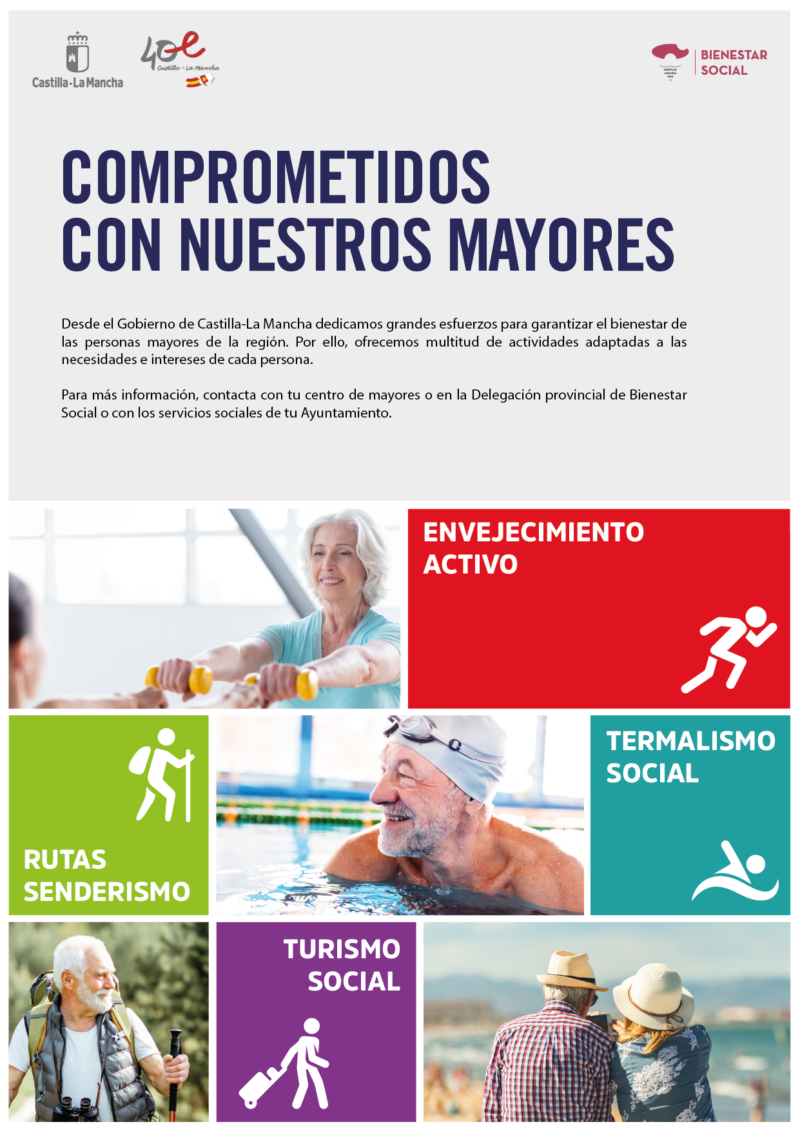Campaña Envejecimiento Activo Bienestar Social CastillaLa Mancha