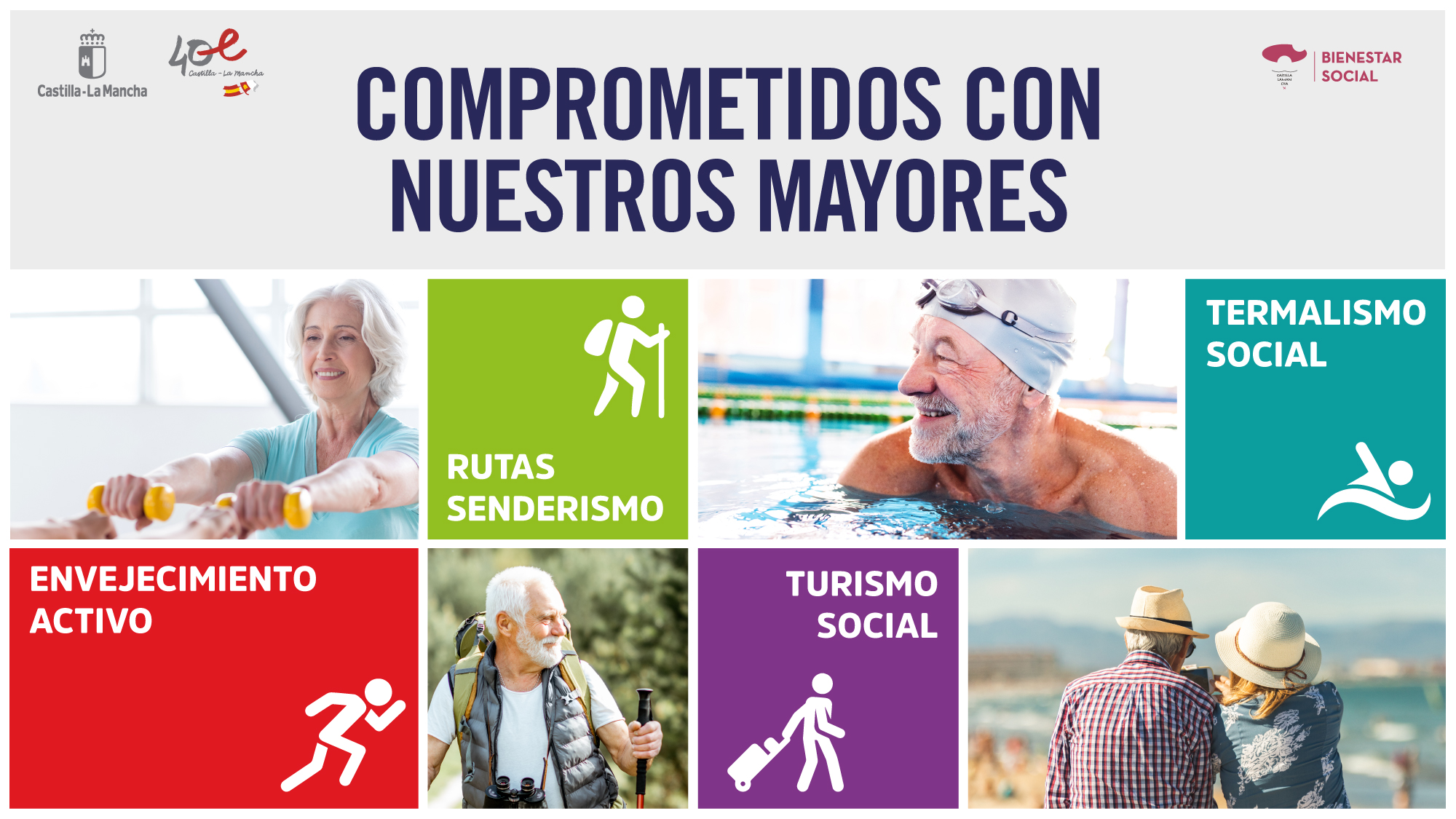 Campaña Envejecimiento Activo  –  Bienestar Social Castilla-La Mancha
